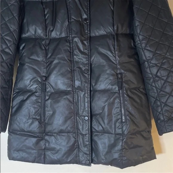 Andrew Marc Down Quilted Black Puffer Jacket. Small. - Picture 5 of 13